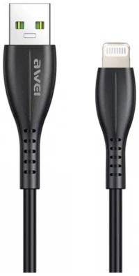 433223 ΚΑΛΩΔΙΟ ΦΟΡΤΙΣΗΣ - DATA - LIGHTNING - CL-115L - 1M - AWEI - 000871