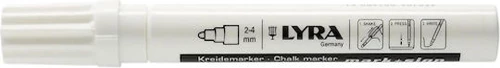 Lyra Μαρκαδόρος Κιμωλίας Λευκός 2-4mm L4410001