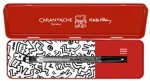 Στυλό ballpoint σε μεταλλικό κουτί Caran D’Ache 849 Keith Haring μαύρο