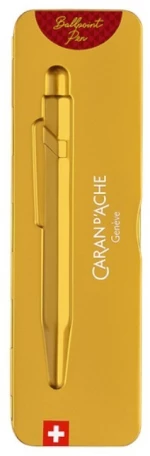 Στυλό ballpoint σε μεταλλικό κουτί Caran D’Ache 849 Dragon μαύρο μελάνι