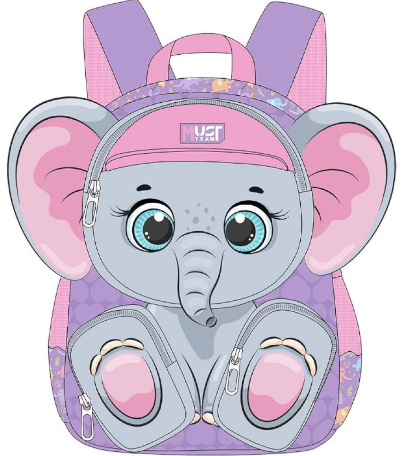 Τσάντα νηπίου Must 24x10x33cm με 2θήκες Little Elephant 000587307