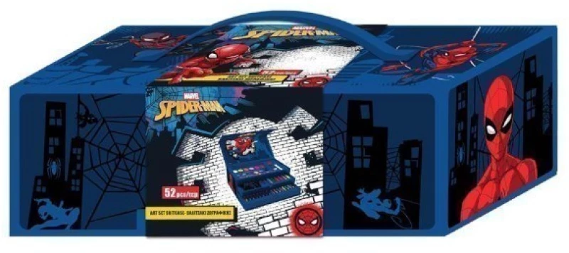 Βαλιτσάκι ζωγραφικής Diakakis 27.7x14x12.7cm Spiderman 000508762