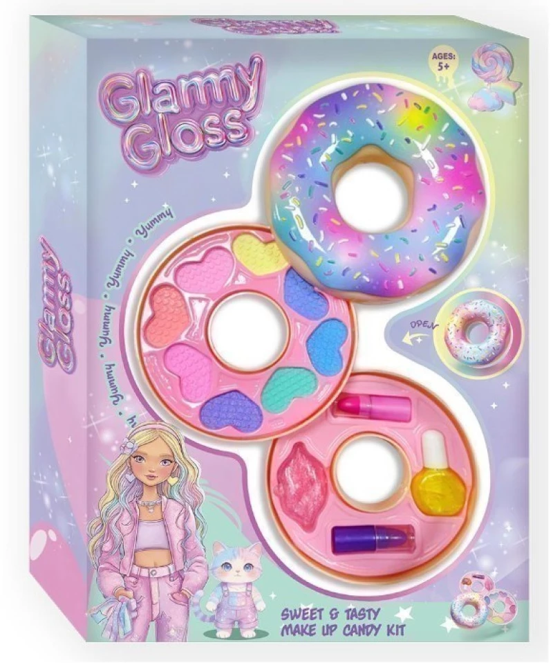 Σετ μακιγιάζ Glammy Gloss Donuts 12τμχ 000630006