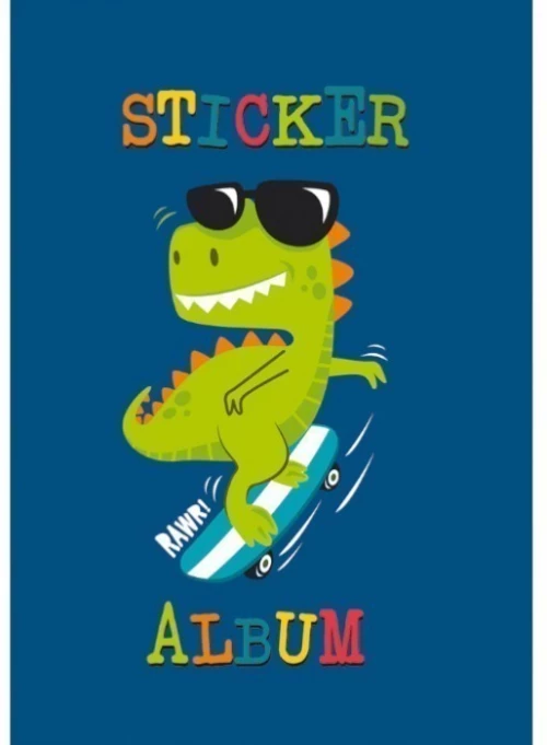 Sticker άλμπουμ BSB Dinosaur A5