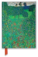 Σημειωματάριο Flame Tree 14.8x21cm Gustav Klimt - Poppy Field