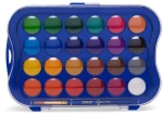 Νερομπογιές Doms Water Colour Cake 23mm 24 χρώματα + 1 πινέλο