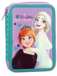 Κασετίνα Gim γεμάτη με 2 θήκες 15x18x4 Disney Frozen Modern Magic 341-73100