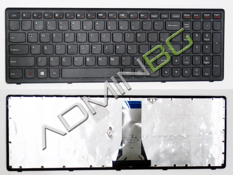 Πληκτρολόγιο Lenovo IdeaPad S500 S510p G500s, Μαύρο, US/UK