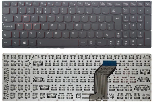 Πληκτρολόγιο Lenovo Y700-15ISK, Μαύρο,UK