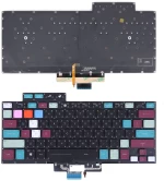Πληκτρολόγιο Asus ROG Zephyrus G14 GA401 GA401U, Μαύρο με Backlit, US, Πολύχρωμα μπρελόκ