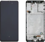 Samsung A315 Galaxy A31 - LCD Touch Black with Frame Original GH82-22905A/22761A/24455A/24406A Service Pack