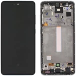 Samsung A525/A526 Galaxy A52 4G/5G - LCD Touch White with Frame GH82-25524D/25526D/25754D/25602D Service Pack
