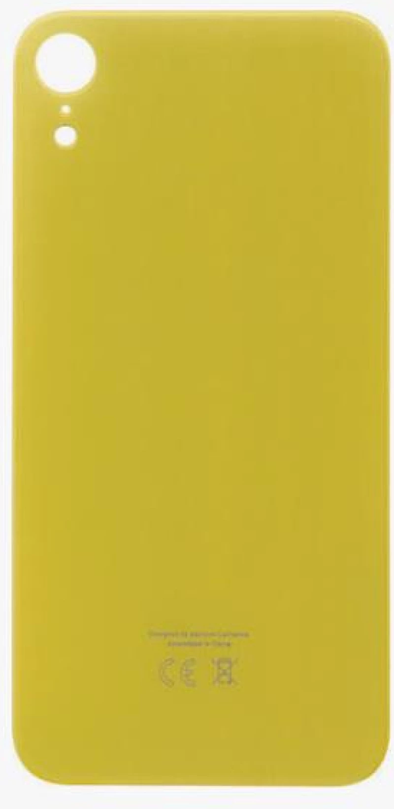 Apple iPhone XR - Battery cover Yellow OEM with Logo