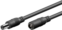 GOOBAY καλώδιο προέκτασης τροφοδοσίας 76671, 5.5x2.1mm, 5m, μαύρο