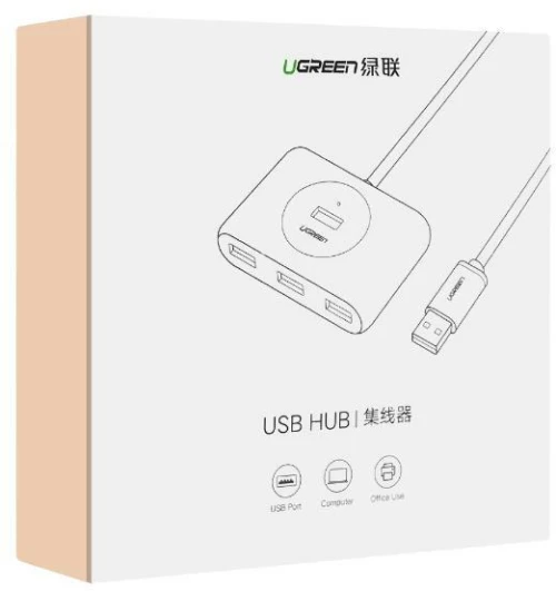 Hub Type-C/USB 3.0 UGREEN CR113 Black 40850