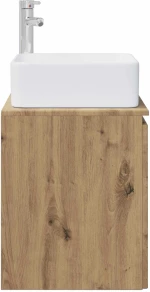 vidaXL Επιτοίχια Λεκάνη Έπιπλο Artisan Δρυς 53 x 35 x 63 εκ