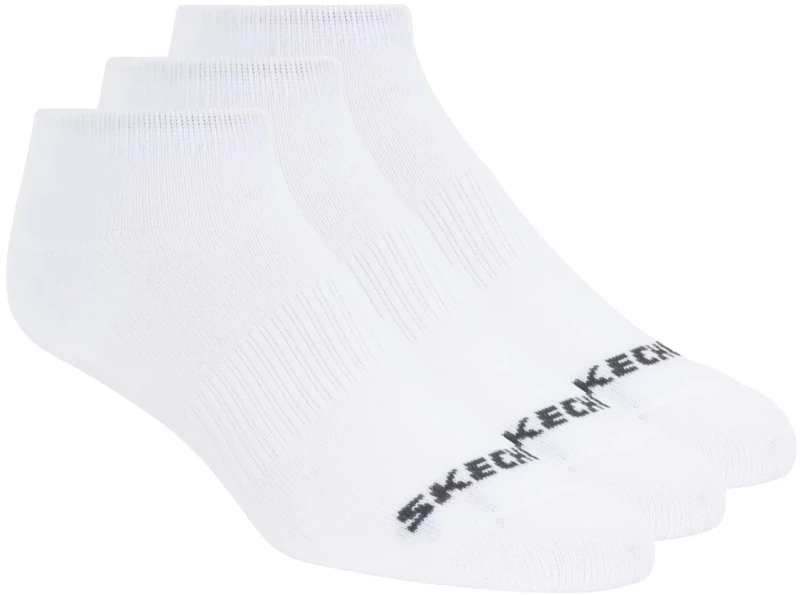 Skechers 3pk Unisex Non Terry No Show S114041-100