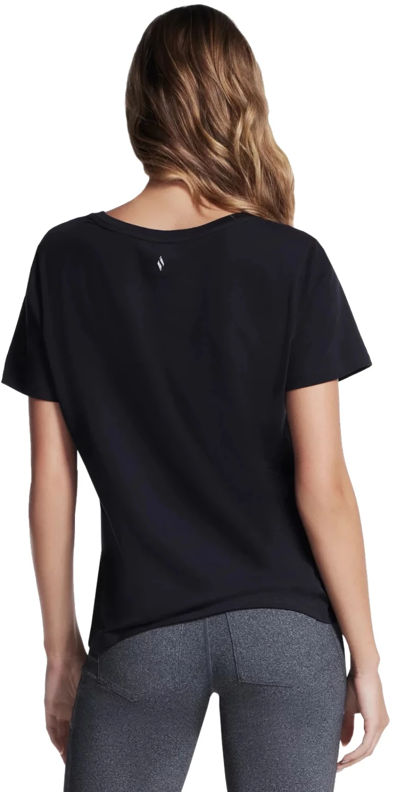Skechers Pima V-Neck Tee TP130-BLK