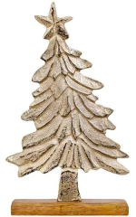 Χριστουγεννιάτικο Δεντράκι 964-225-020 19x6x31cm Gold