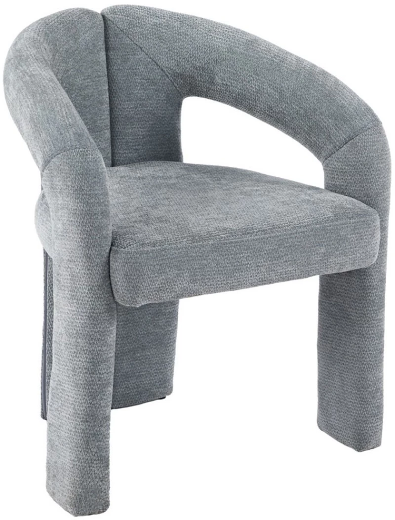 Πολυθρόνα Neza HM18362.01 64x60x76,5cm Light Grey Ύφασμα