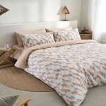 Κουβερλί Prato-1 Beige Vesta Home Υπέρδιπλo 230x270cm 100% Βαμβάκι