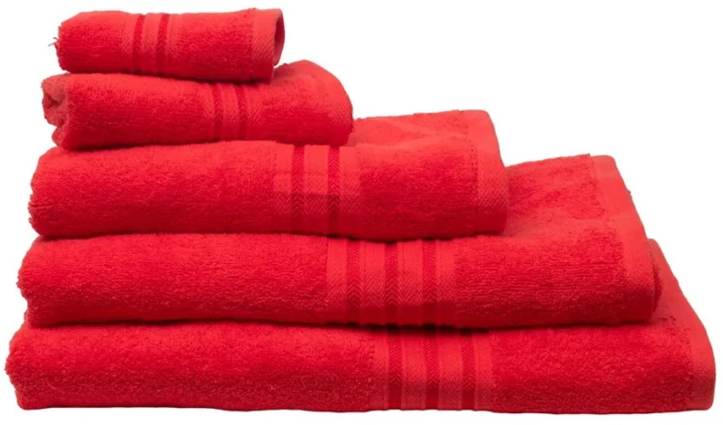 Πετσέτα Elite Red Viopros Σώματος 80x160cm 100% Βαμβάκι