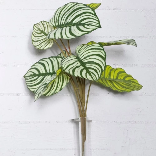 Τεχνητή Χωνευτή Καλαθέα Orbifolia 5602-7 60cm Green Supergreens Πολυαιθυλένιο