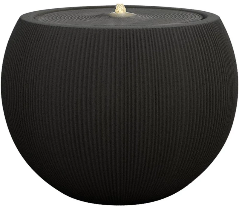 Διακοσμητικό Συντριβάνι Monolith 0380-8 53x53x41,1cm Black Supergreens Ρητίνη