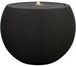 Διακοσμητικό Συντριβάνι Monolith 0380-8 53x53x41,1cm Black Supergreens Ρητίνη