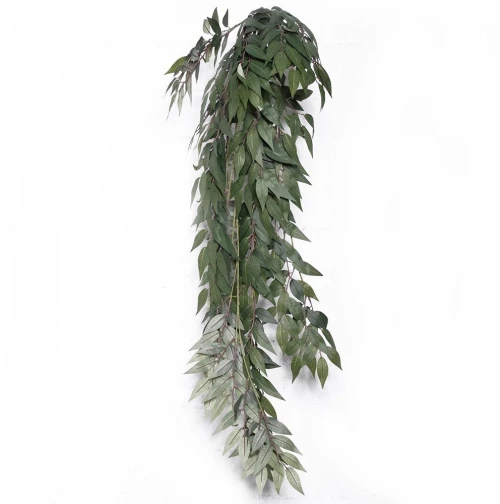 Τεχνητή Κρεμαστή Δάφνη Nobilis 5502-7 112cm Green Supergreens Πολυαιθυλένιο