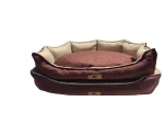 Robert Shop Collection Σετ Κρεβατιών Κατοικιδίων Αζαλέα 2τμχ Μπορντό-Μπεζ
