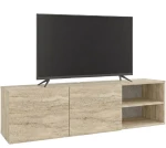 Έπιπλο Τηλεόρασης Επιτοίχιο Conrad 0286460 140x35x38cm Travertine Beige