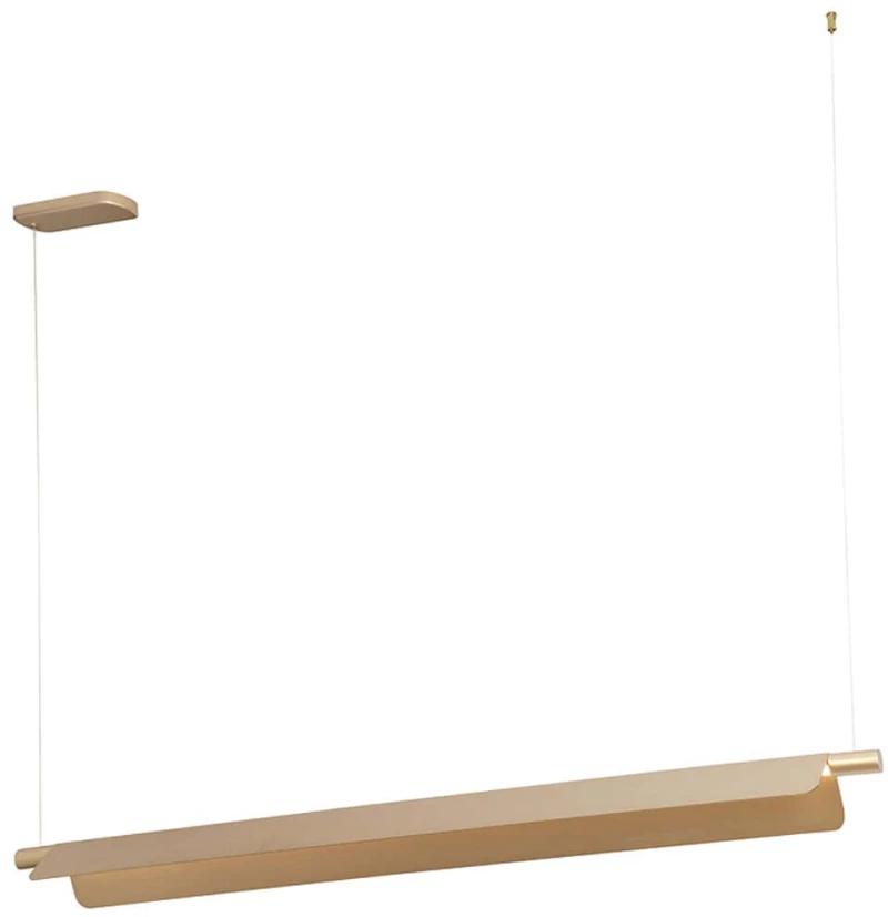 Φωτιστικό Οροφής 25191 122x213cm Dim Led 1627lm 22W Gold