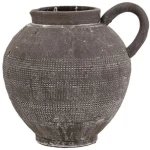 Βάζο Antique C8510 20,3x17,2x19,2cm Black Artekko Κεραμικό
