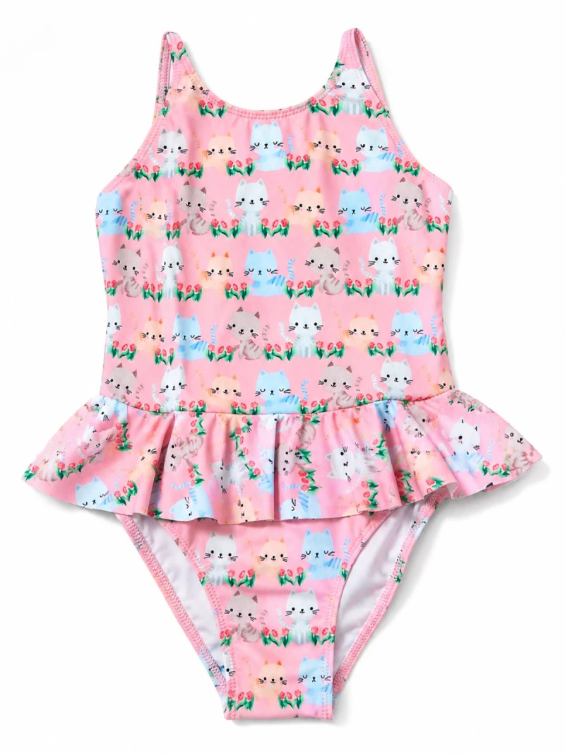 Παιδικό Μαγιό Ολόσωμο Croolita &quotCats&quot-Pink