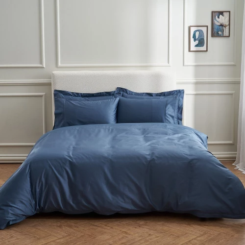 Σεντόνια Nemesis-310 (Σετ 4τμχ) Blue Vesta Home King Size 280x280cm 100% Βαμβακοσατέν