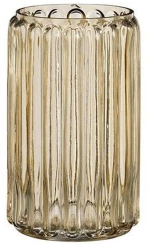 Βάζο 02.1194780 Φ14x26cm Brown Γυαλί