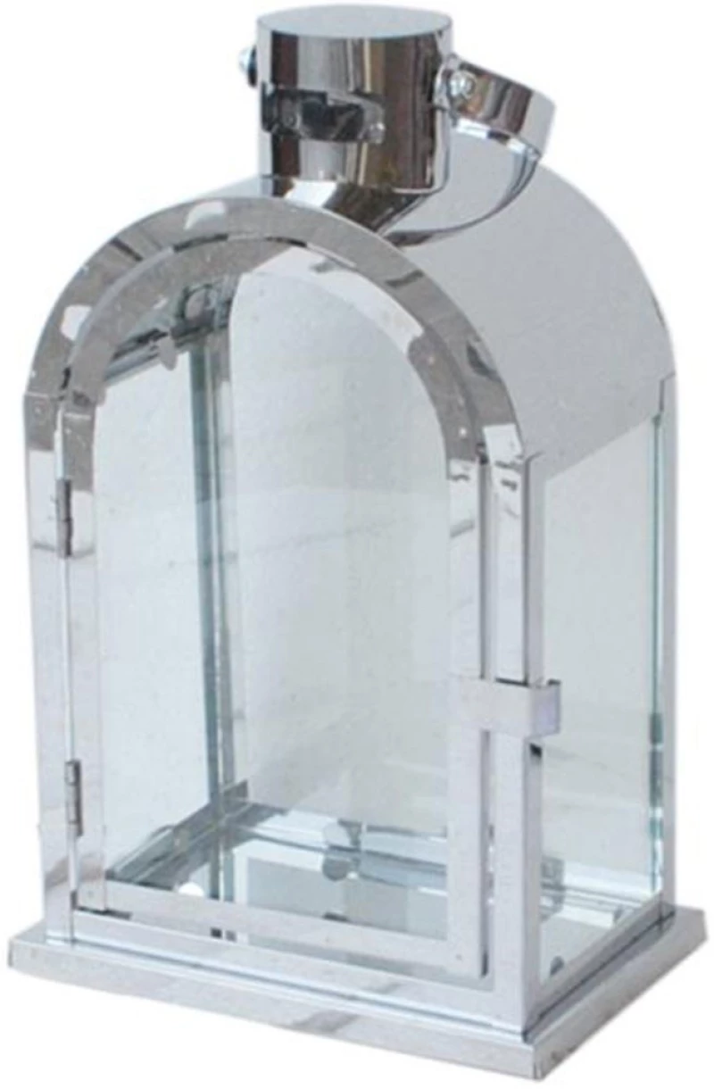 Φανάρι 00.07.77032 16,5x11,5x28,5cm Silver Ανοξείδωτο Ατσάλι