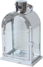 Φανάρι 00.07.77032 16,5x11,5x28,5cm Silver Ανοξείδωτο Ατσάλι