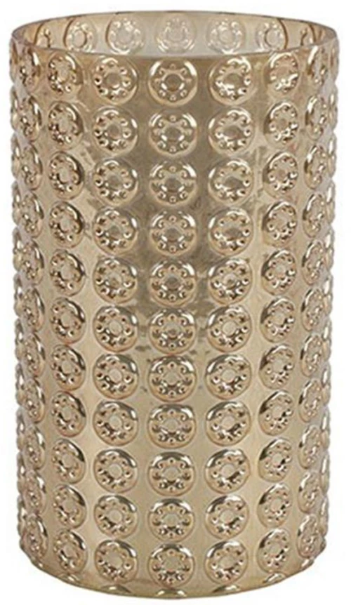 Κηροπήγιο 013.788372 12x20cm Gold Γυαλί