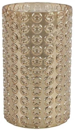Κηροπήγιο 013.788372 12x20cm Gold Γυαλί