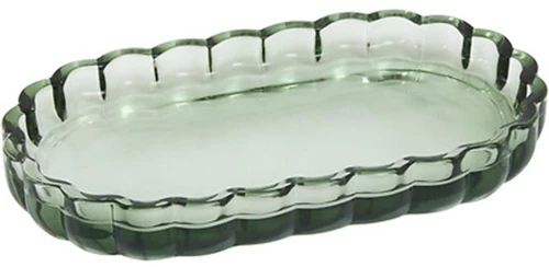 Σαπουνοθήκη 07.213337 19,7x11,4x2,5cm Green Γυαλί