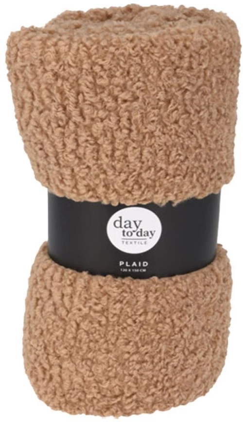 Κουβέρτα teddy fleece ταμπά 150x120εκ.
