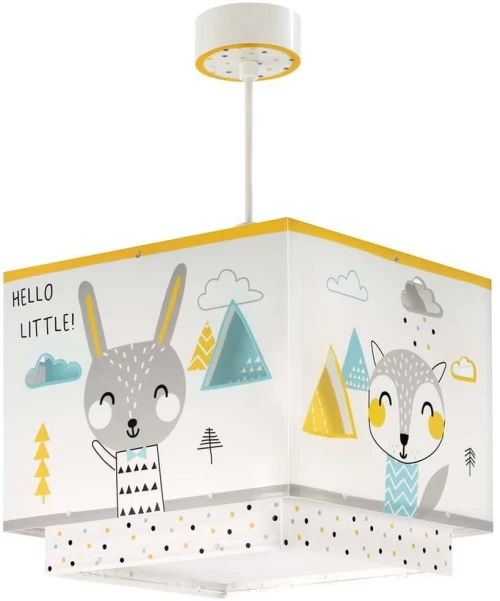 Φωτιστικό Οροφής Παιδικό Hello Little 73242M 24x24x21,5cm E27 Multi Ango