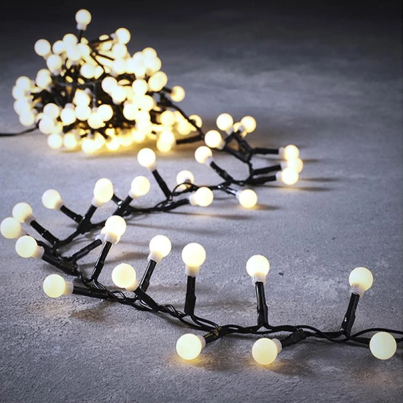 Χριστουγεννιάτικα Λαμπάκια Snake Berry 02.1087002 800 Led Warm Light 19m