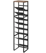 Ραφιέρα Δαπέδου Tower YMZK1492 20x17x88,5cm Black