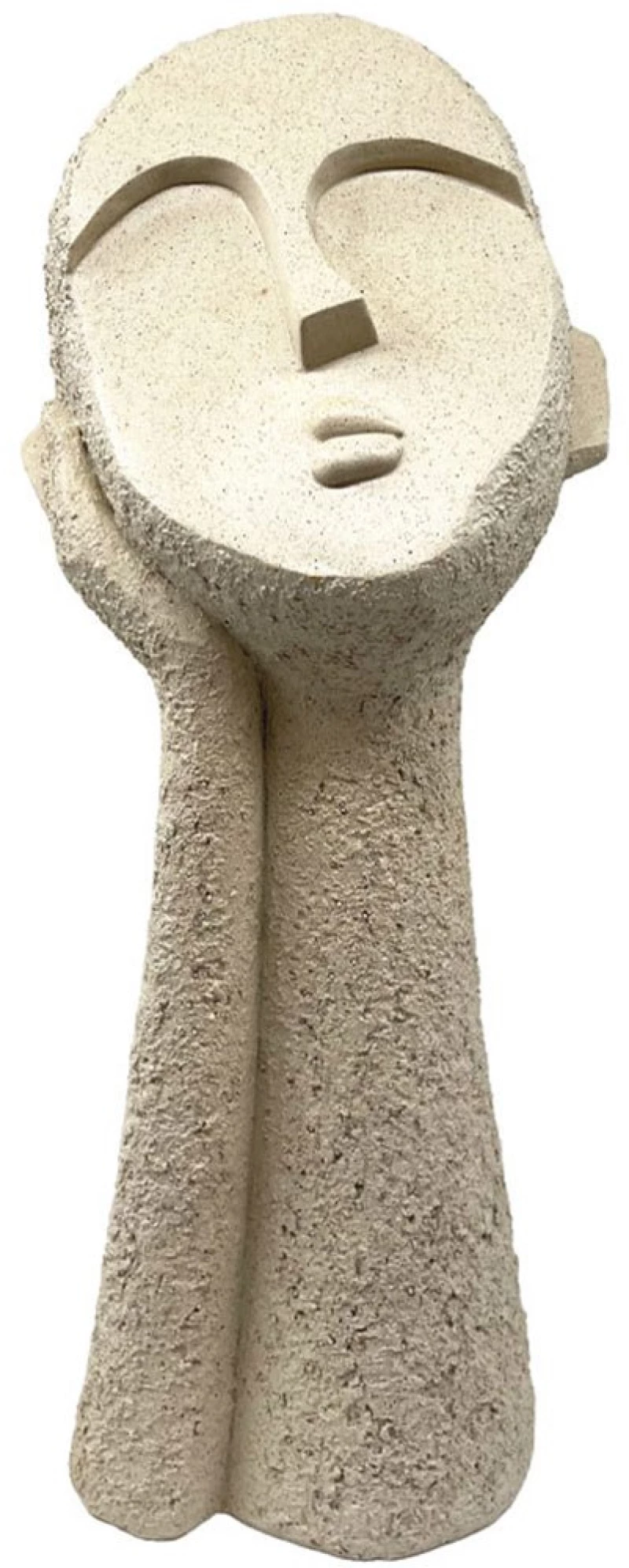 Διακοσμητική Φιγούρα Mood 034267 18x18x45cm Beige Πολυρεσίνη