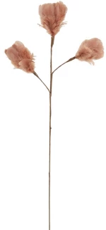 Τεχνητό Κλαδί Με Φτερά Laurel 027979 54cm Doe Beige Φτερό
