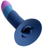 ROMP - PICCOLO HARNESS + SILICONE DILDO WITH TRICOLOR SUCTION CUP 14 CM