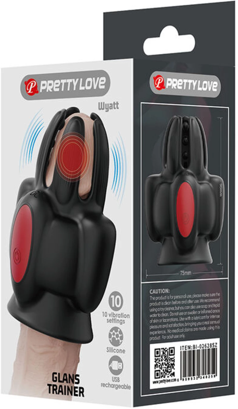 PRETTY LOVE - WYATT RECHARGEABLE AUTOMATIC MASTURBATOR CLASS TRAINER